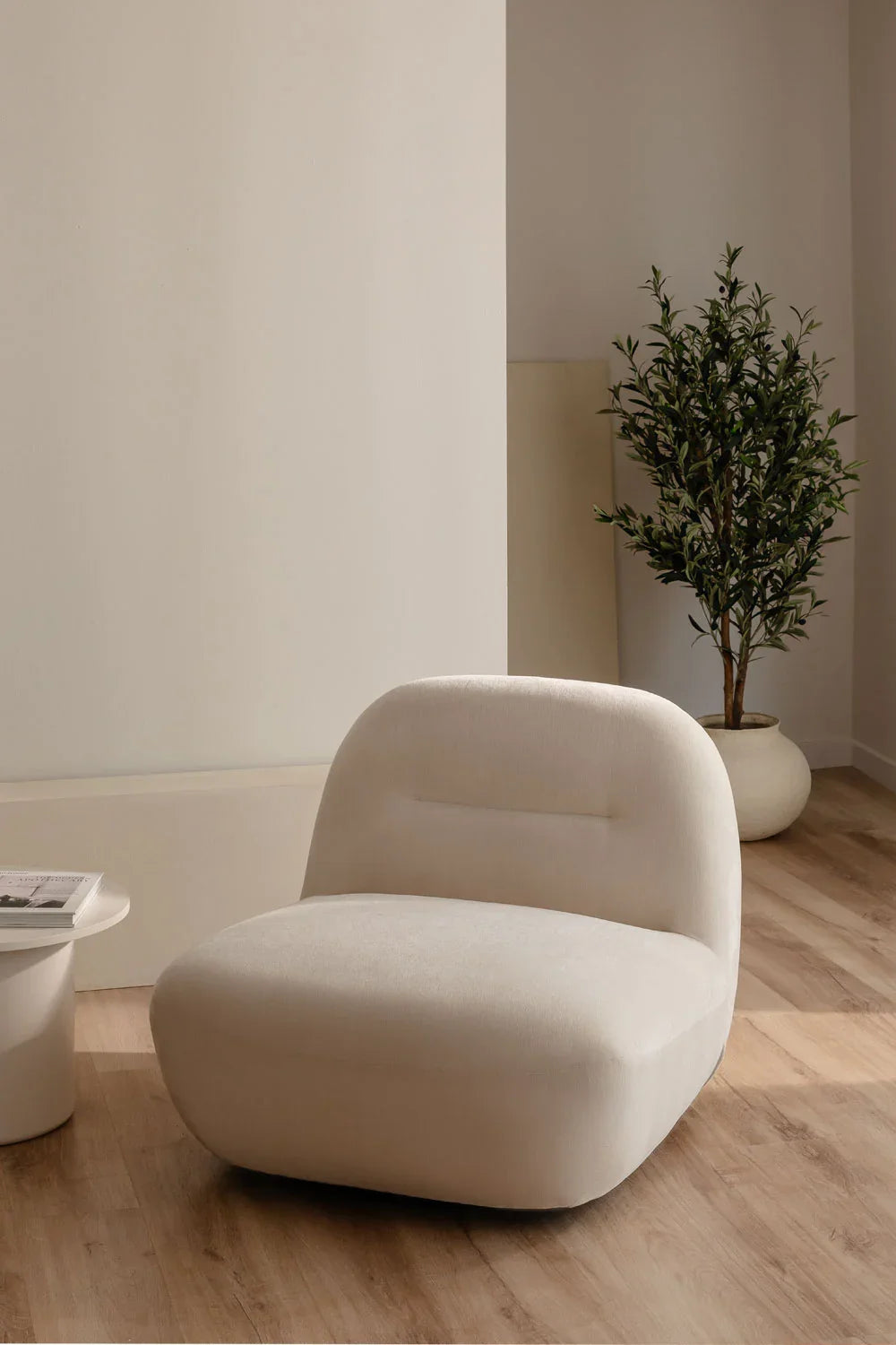 Maya Drehfauteuil (Beige-Crème)